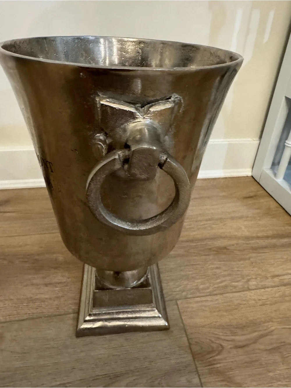 L'Hotel DuMont Paris Aluminum Champagne Stand Chiller Ice Bucket